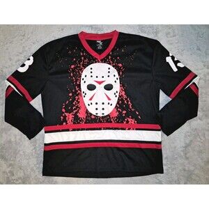 Friday the 13th Jersey Shirt Adult XL Jason Voorhees Halloween Costume